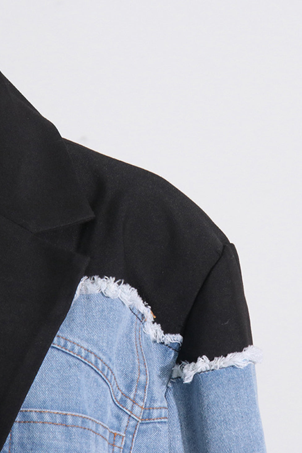 Brenna Denim Patchwork Coat