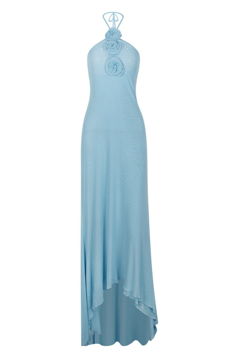 Maryam Floral Halter Maxi Dress