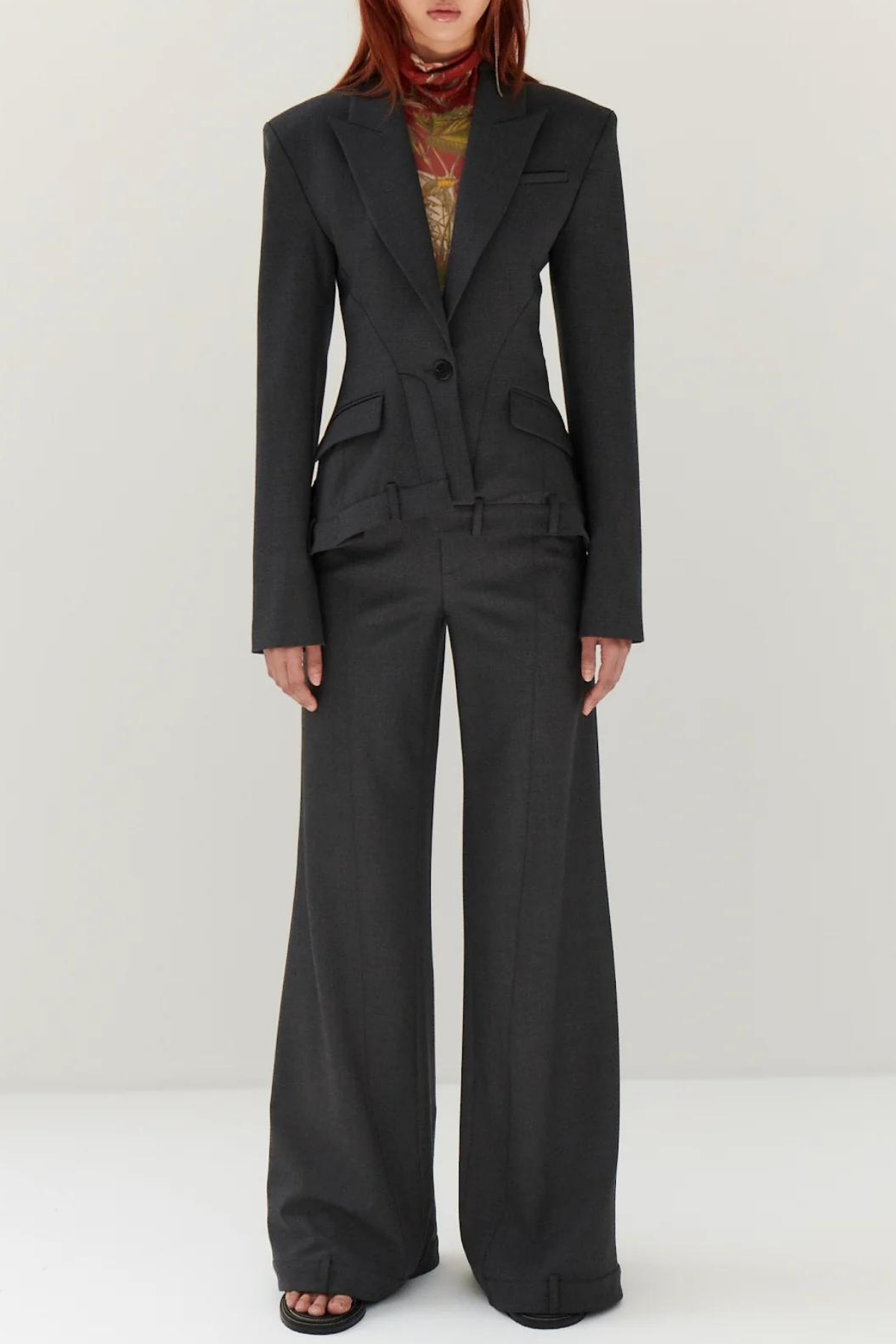 Mira Deconstructed Wide Leg Pants