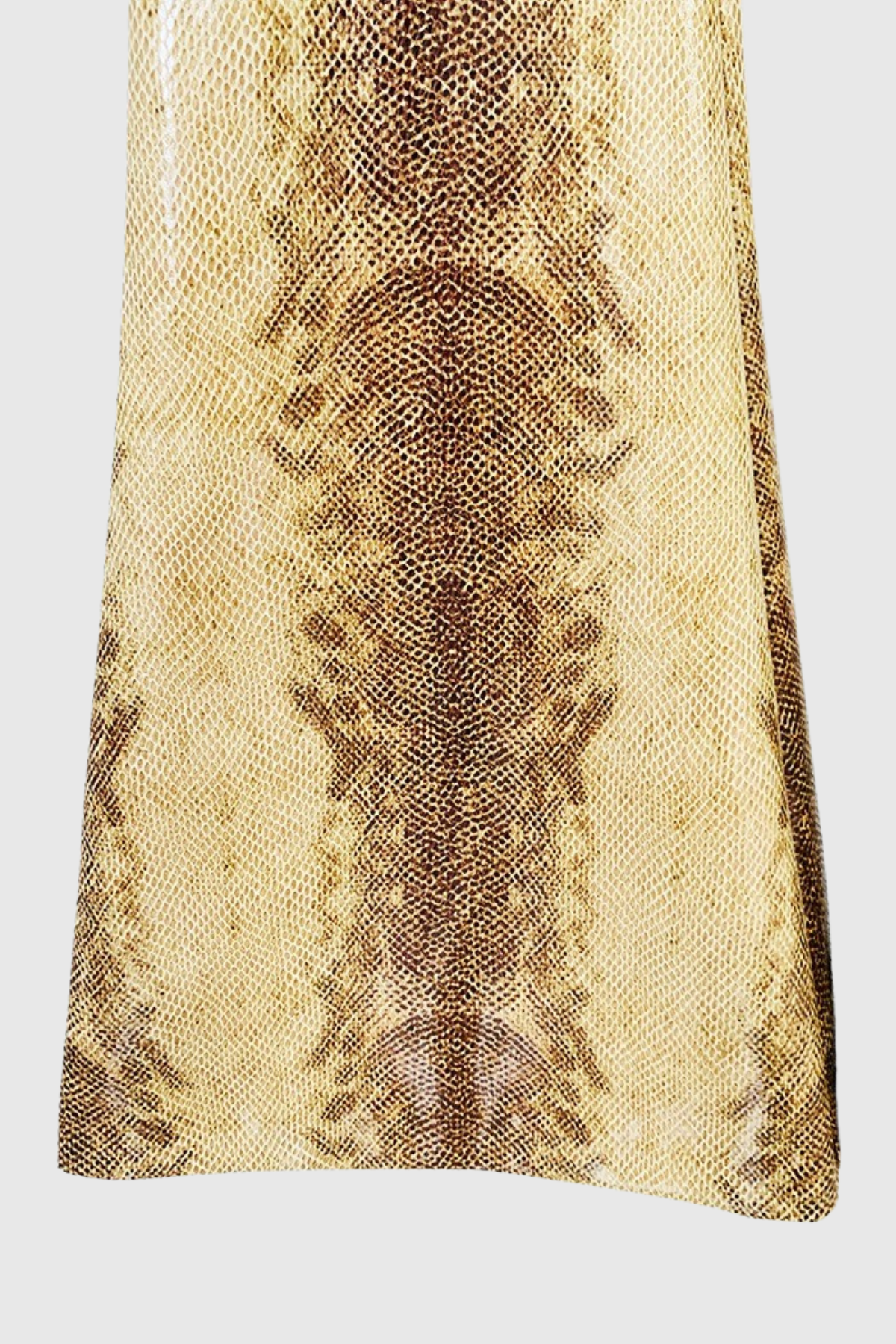 Panka Leather Snake Print Jacket