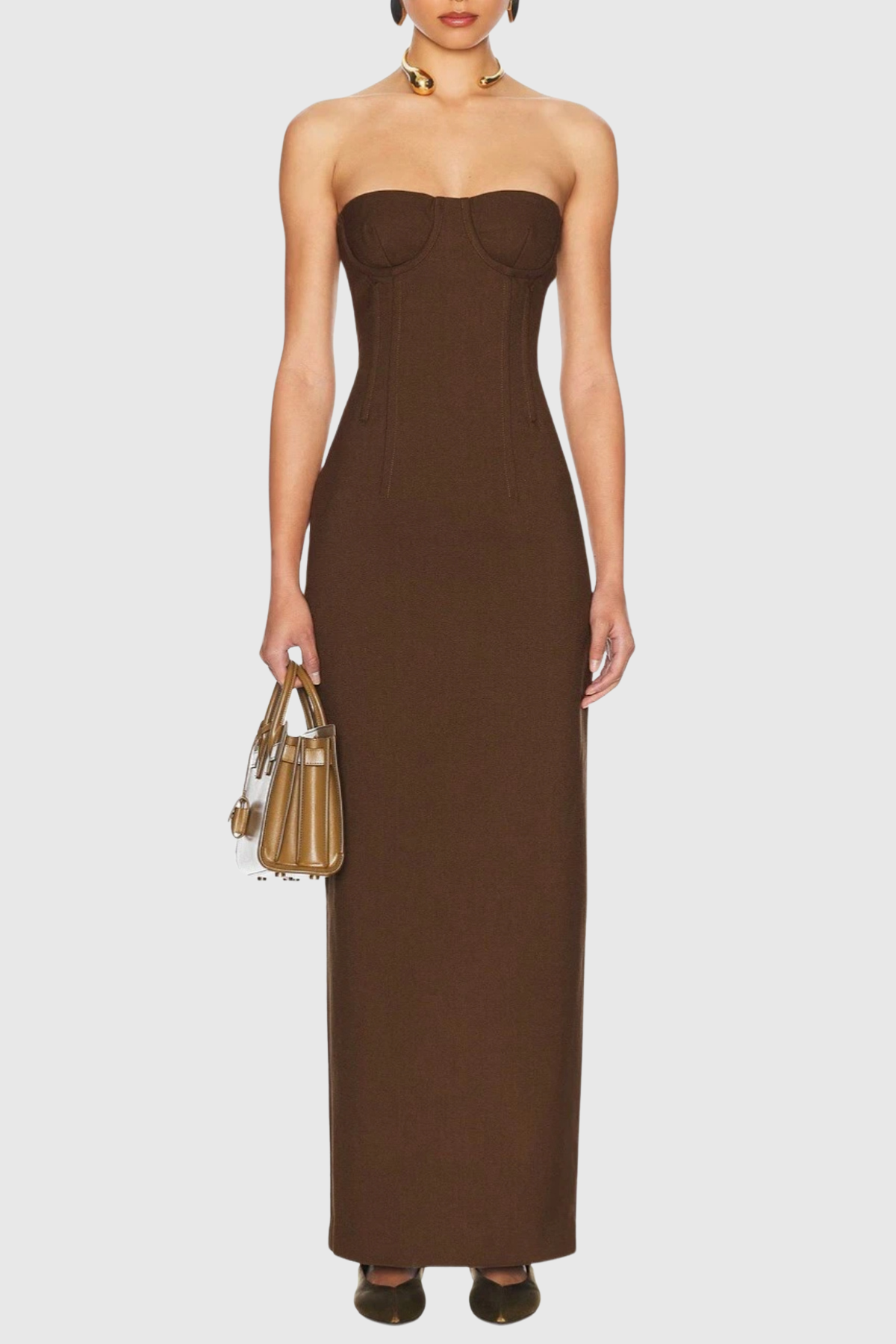 Sylwia Strapless Maxi Bandage Dress