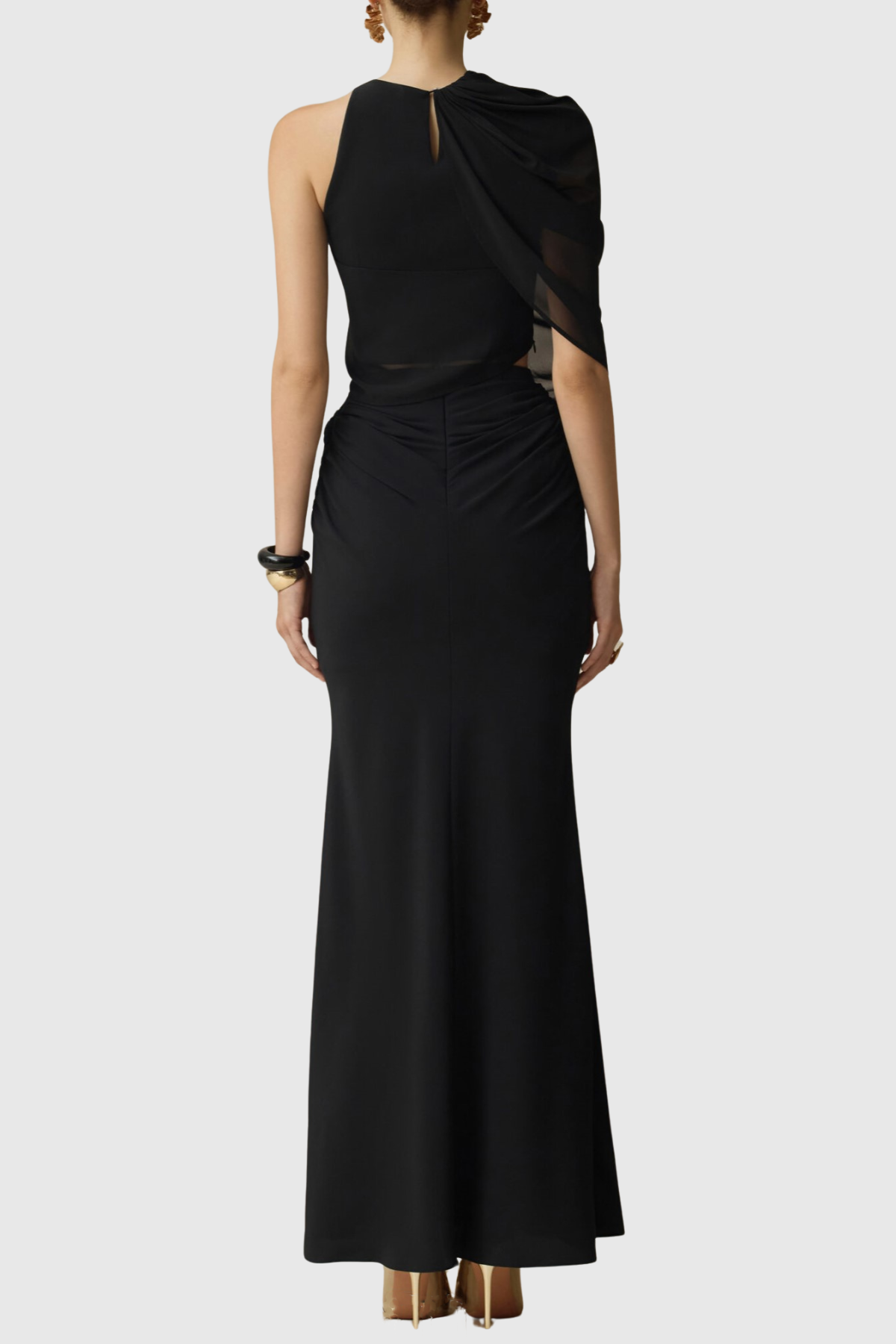 Abilene Asymmetrical Ruched Top & Skirt Set