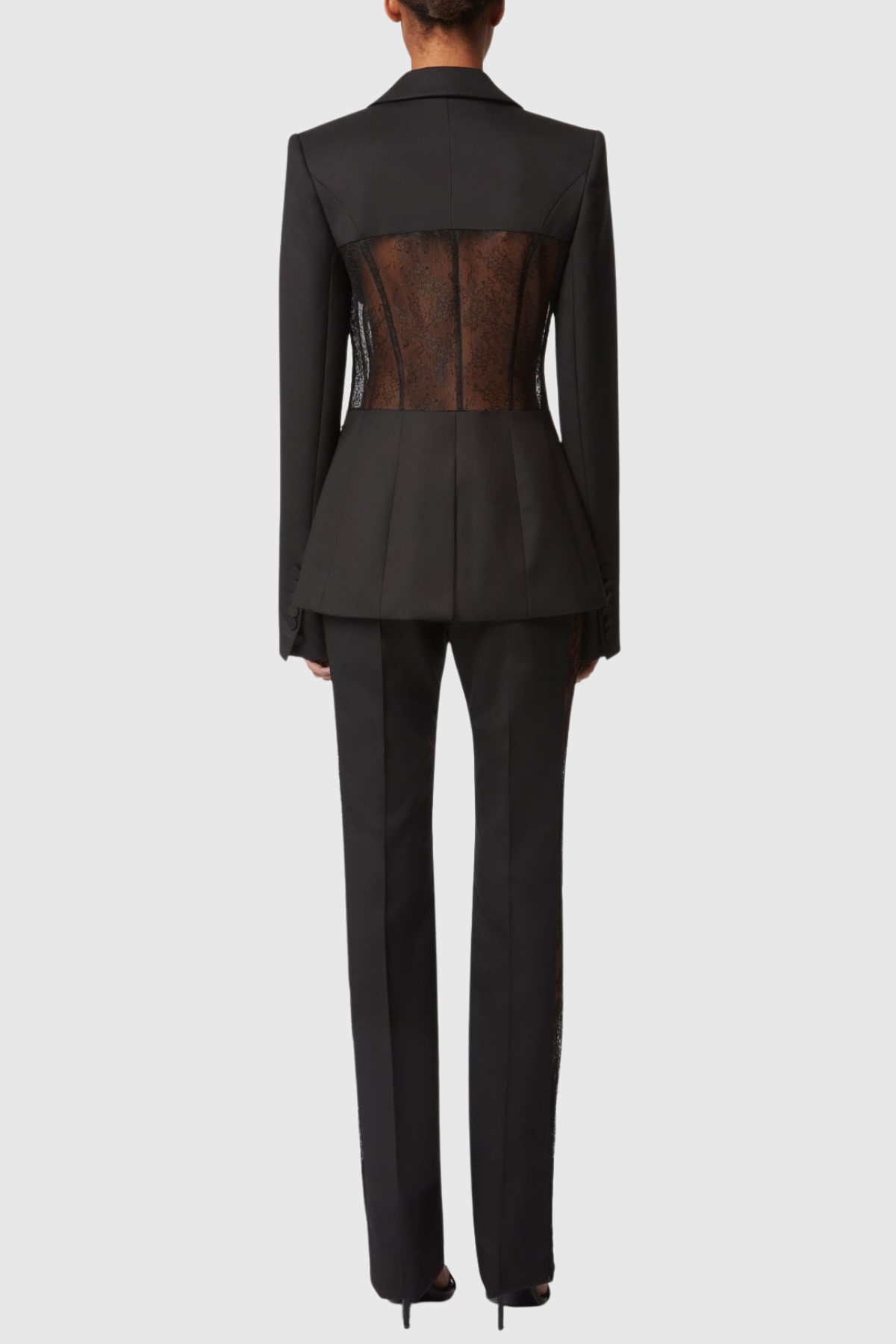 Aedin Lace Corset Blazer
