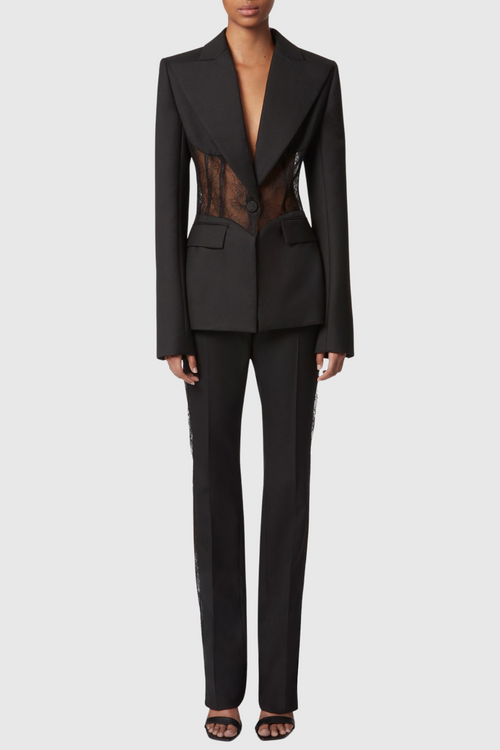 Aedin Lace Corset Blazer
