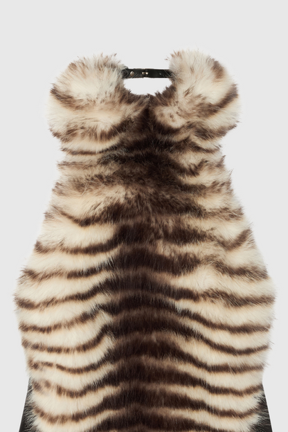 Boyne Faux Fur Halter Top