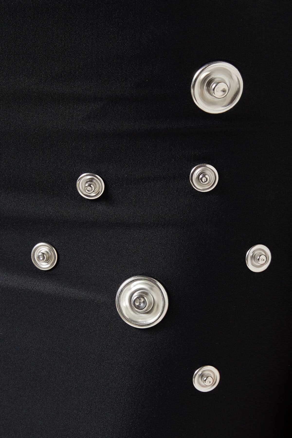 Cassandra Snap Embellished Maxi Dress - Black