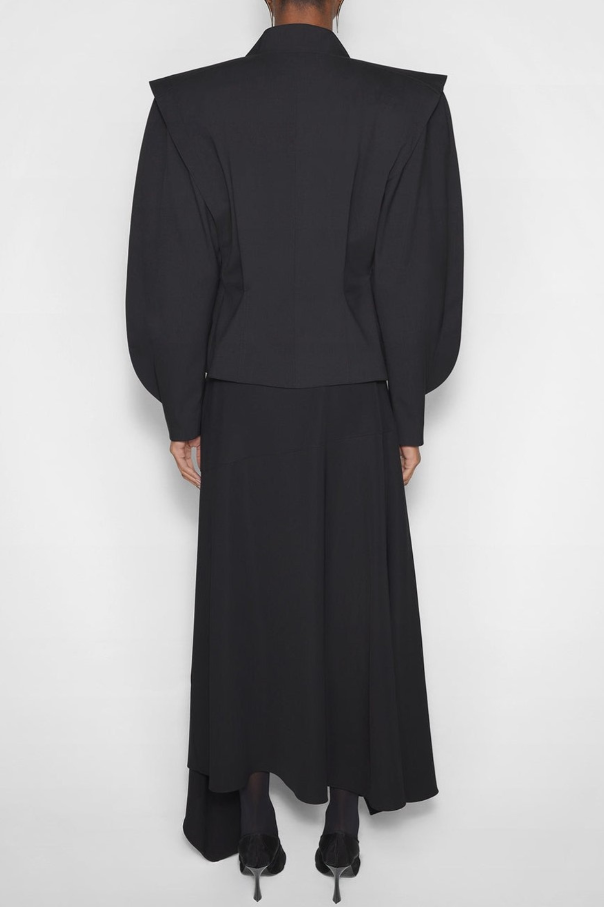 Crave Asymmetrical Buckle Jacket - Black