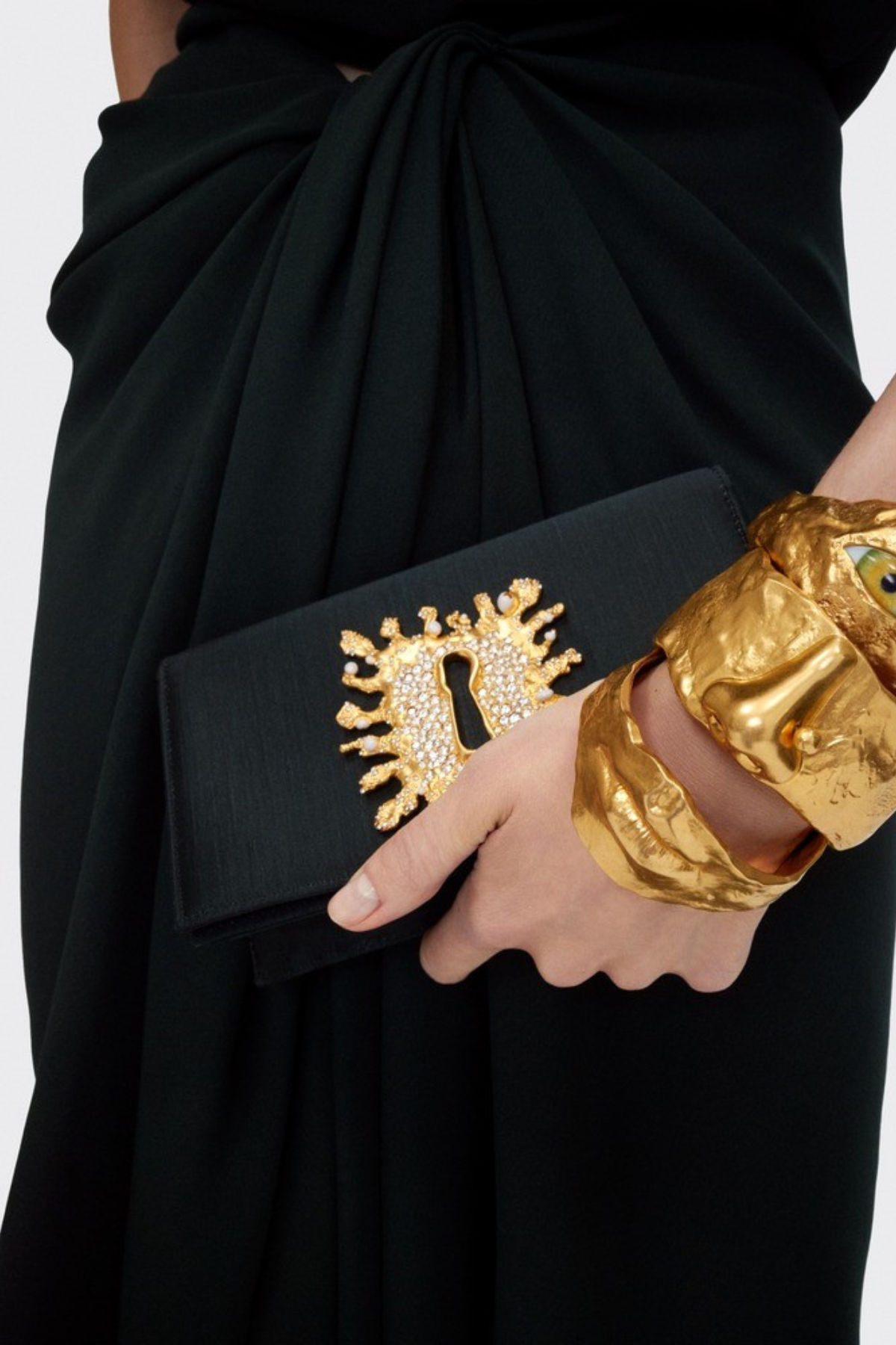 Dalary Halter Twisted Skirt Two Piece Set - Black