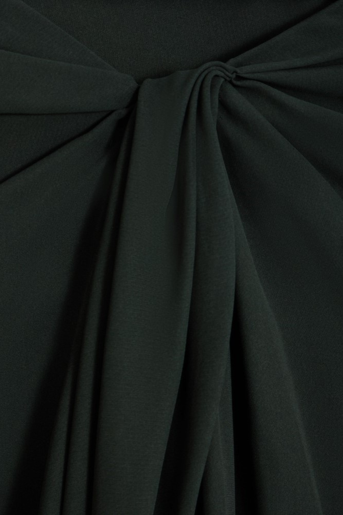 Dalary Halter Twisted Skirt Two Piece Set - Black