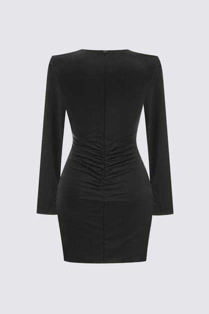 Denali Crystal Embellished Cutout Mini Dress