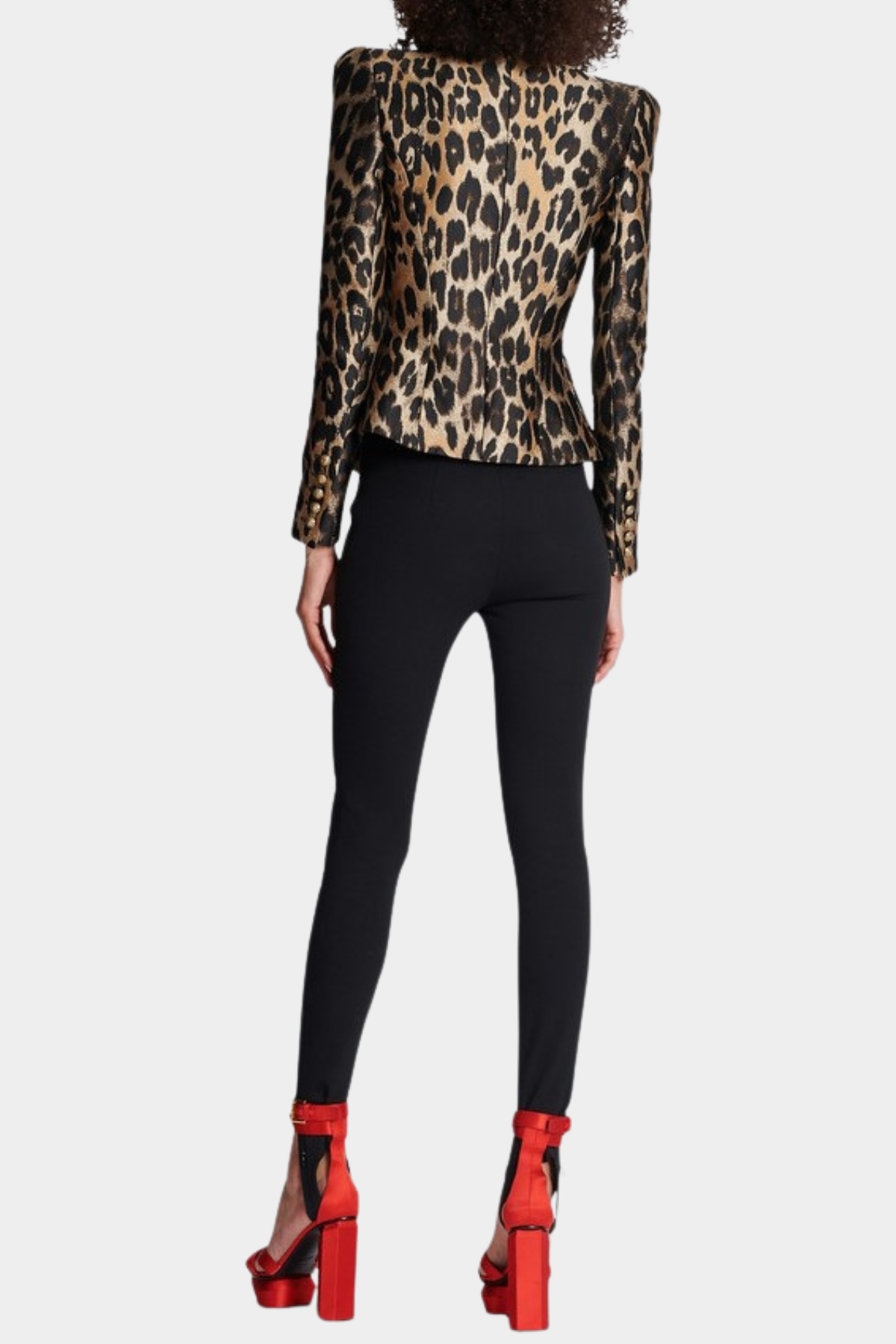 Galeta Leopard Jacquard Blazer