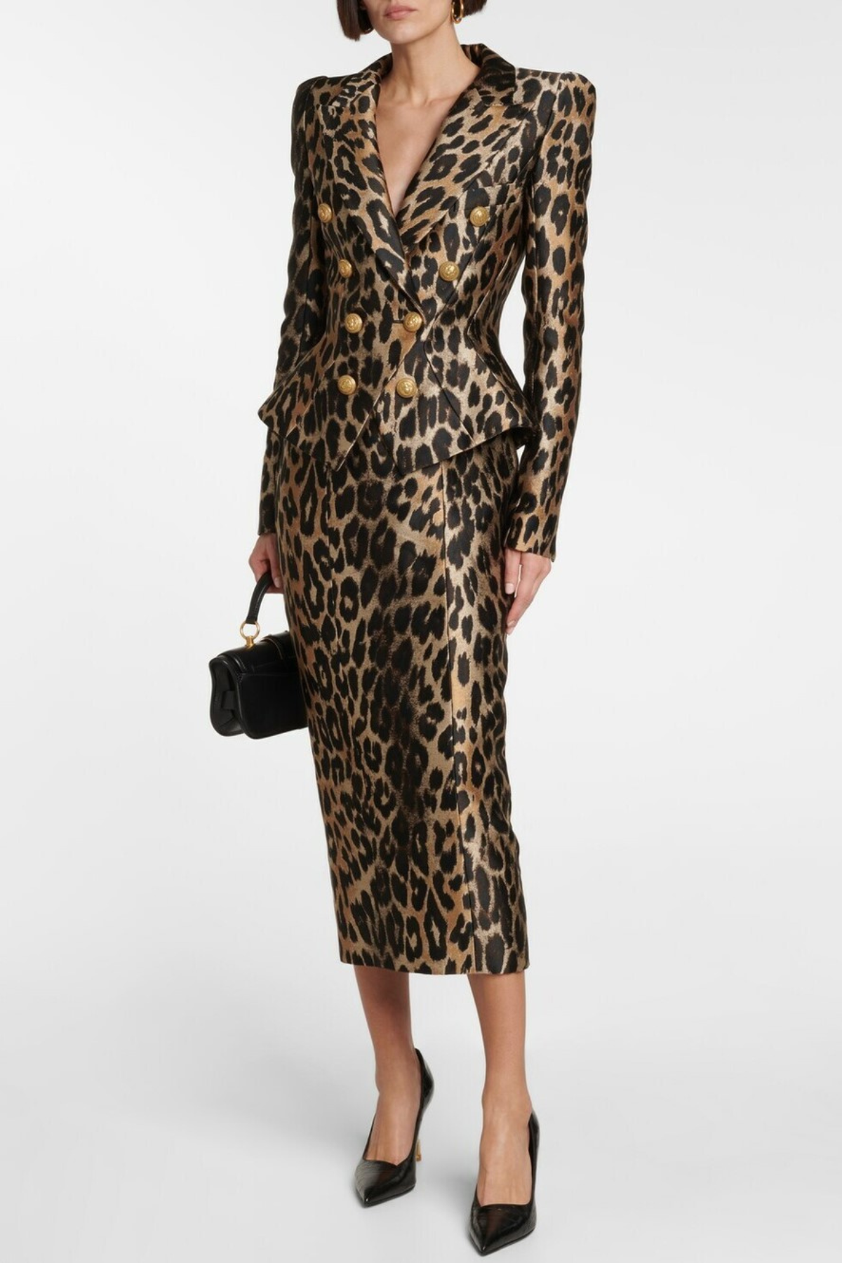 Galeta Leopard Jacquard Blazer