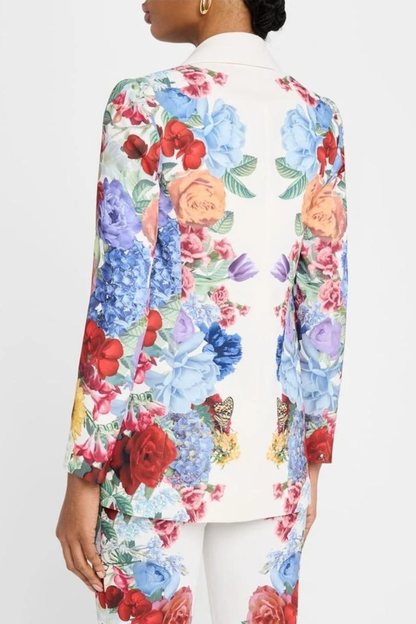 Jase Floral Print Blazer & Trousers Set