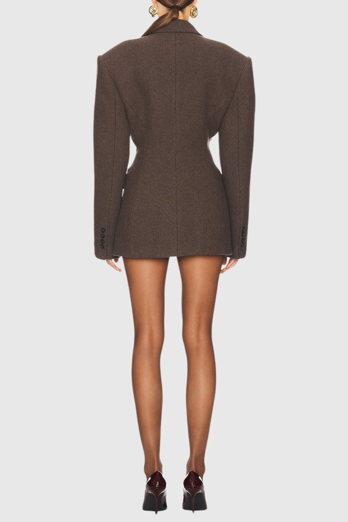 Jenta Wool Blend Cinched Blazer