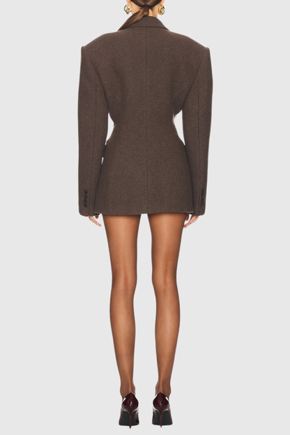 Jenta Wool Blend Cinched Blazer