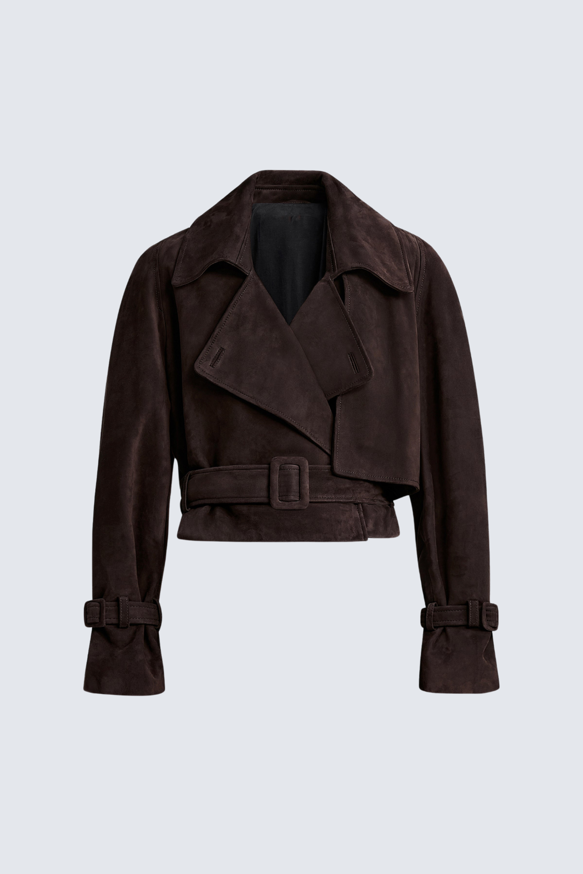 Kevon Cropped Suede Jacket
