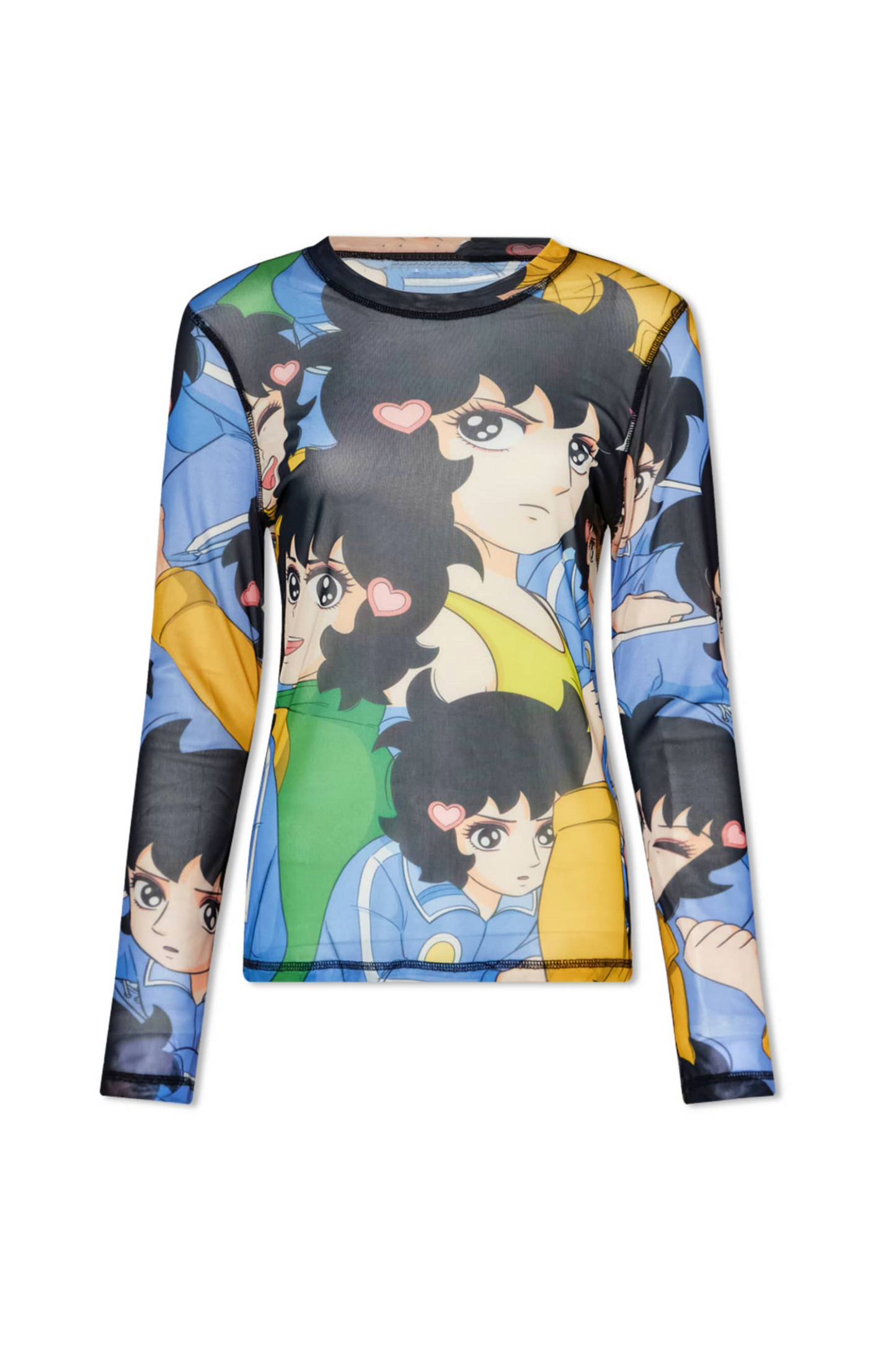 Kylee Printed Mesh Top