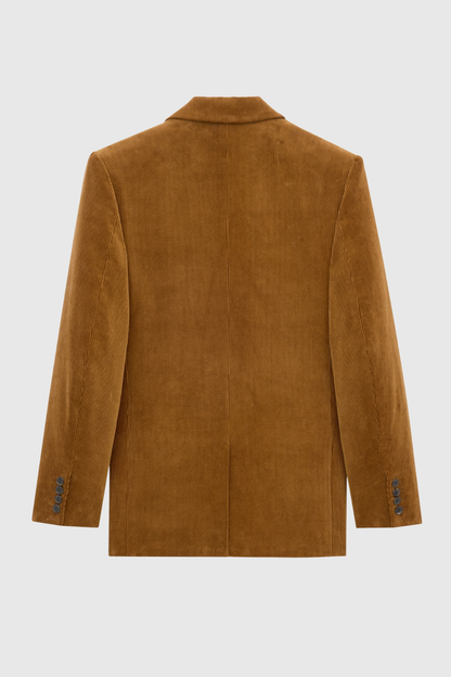 Lorele Corduroy Double Breasted Blazer