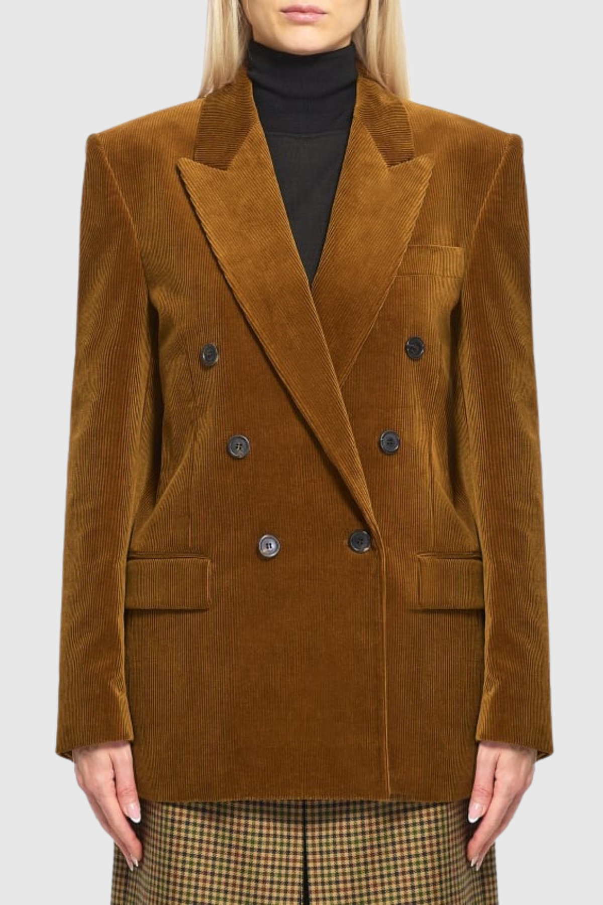 Lorele Corduroy Double Breasted Blazer