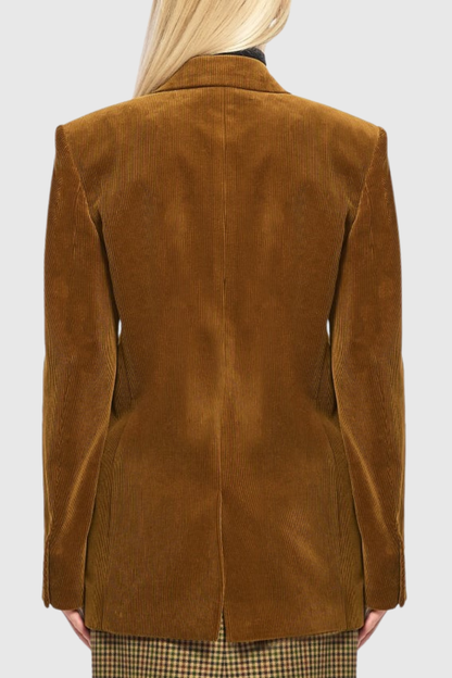 Lorele Corduroy Double Breasted Blazer