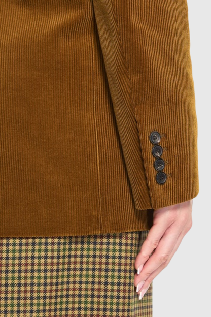 Lorele Corduroy Double Breasted Blazer