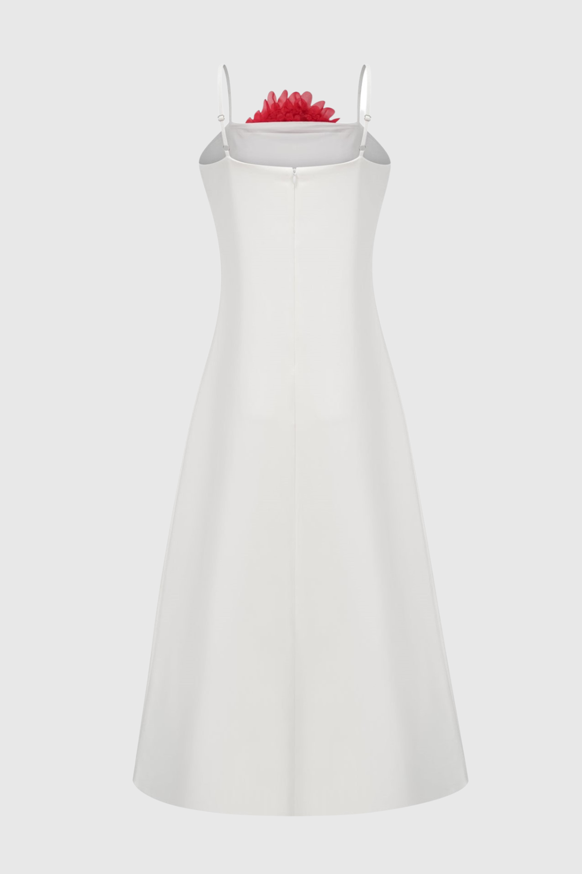 Mesa Strapless Floral Embroidered Maxi Dress - White