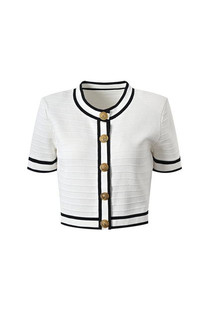 Miley Cropped Knit Top