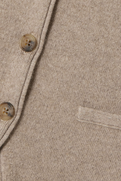 Morris Wool Halter Vest - Khaki