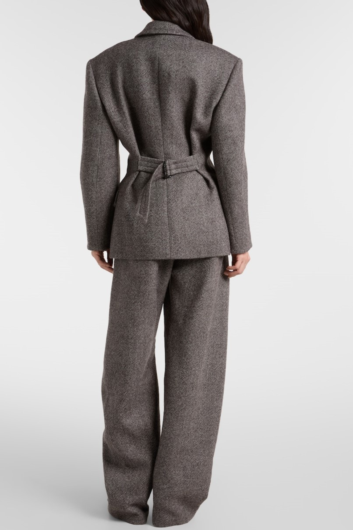 Nakos Herringbone Wool Blend Blazer