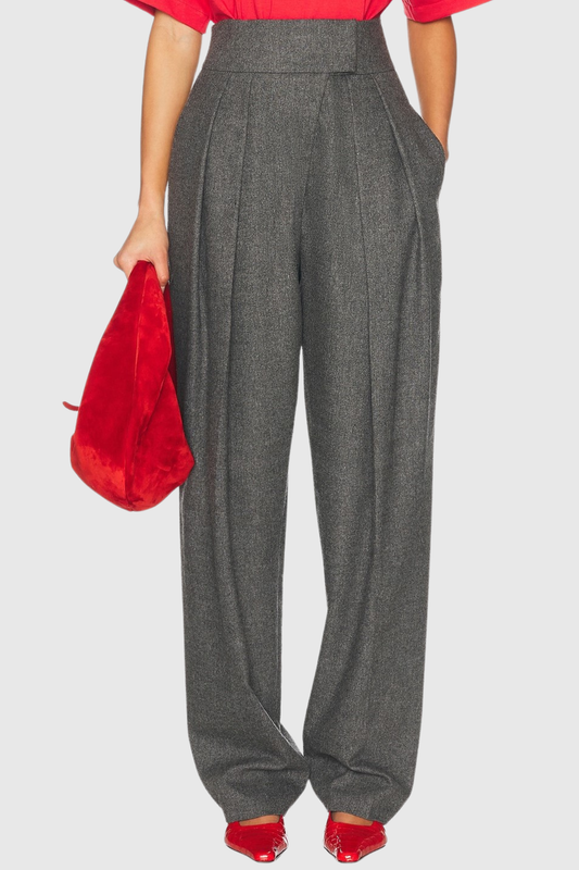 Reid High Waisted Pleated Pants