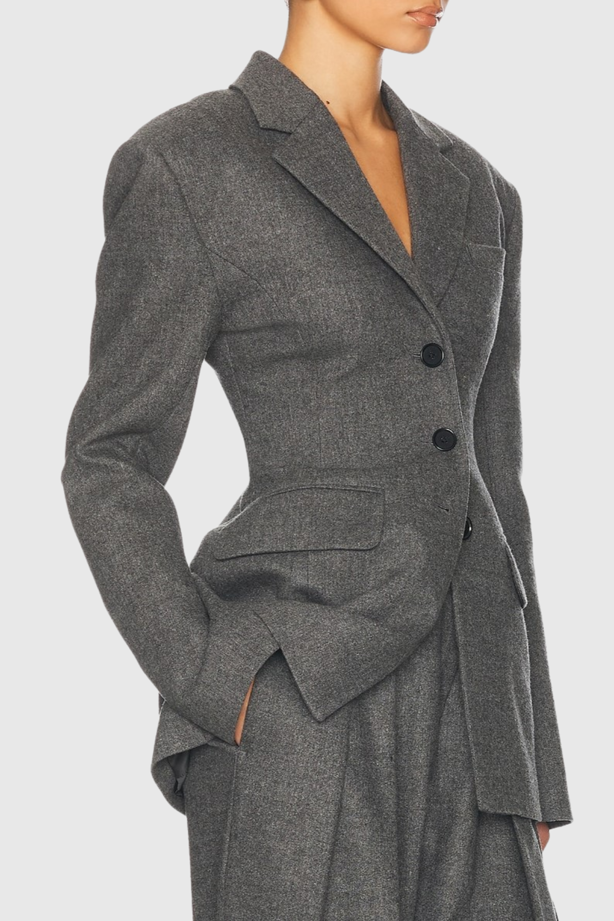 Reid High Waisted Pleated Pants