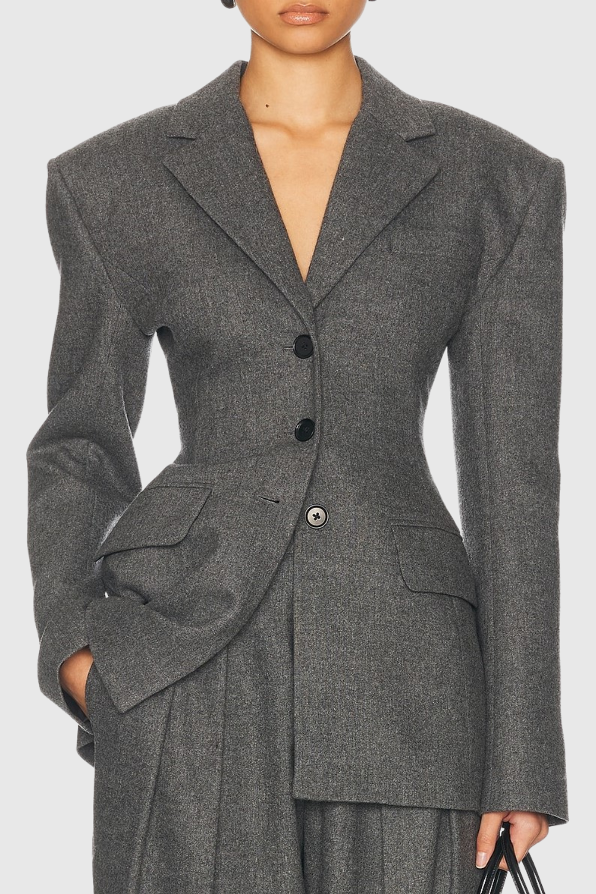 Reid High Waisted Pleated Pants