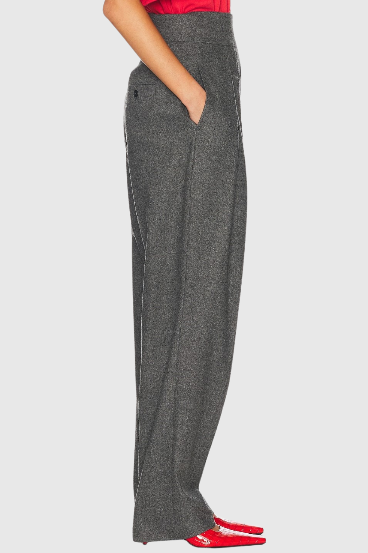 Reid High Waisted Pleated Pants