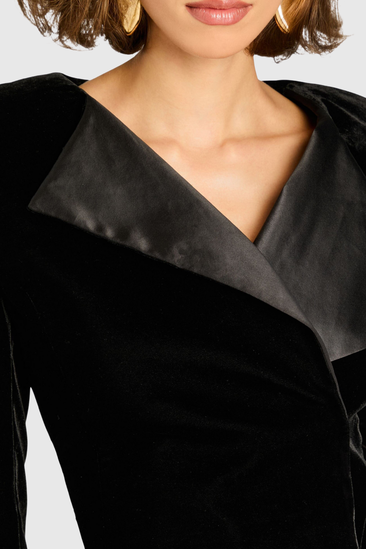 Retta Velvet Mini Blazer Dress