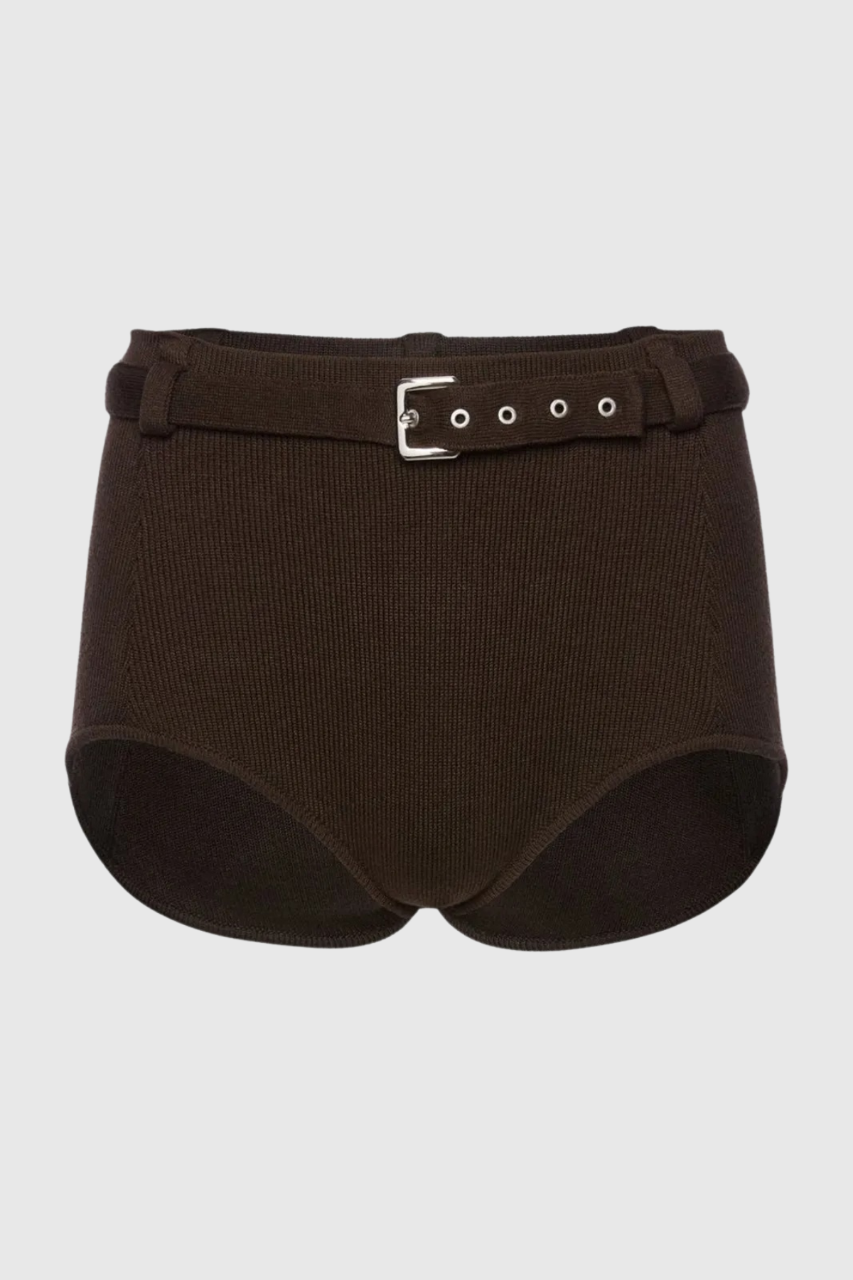 Rowda Belted Knit Shorts