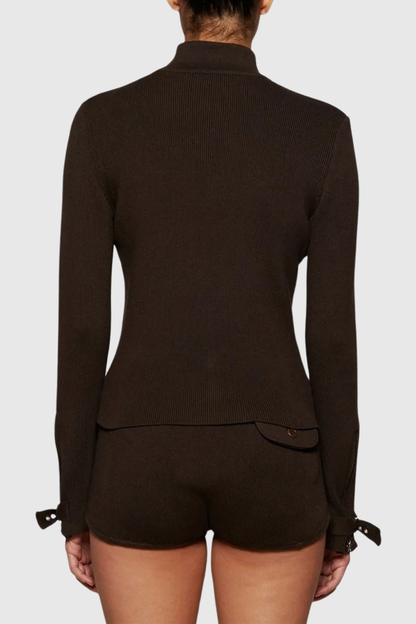 Rowda Knit Top & Shorts Set