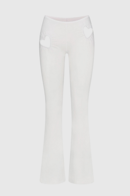 Shalita Heart Tank Top - White