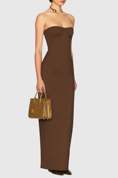 Sylwia Strapless Maxi Bandage Dress