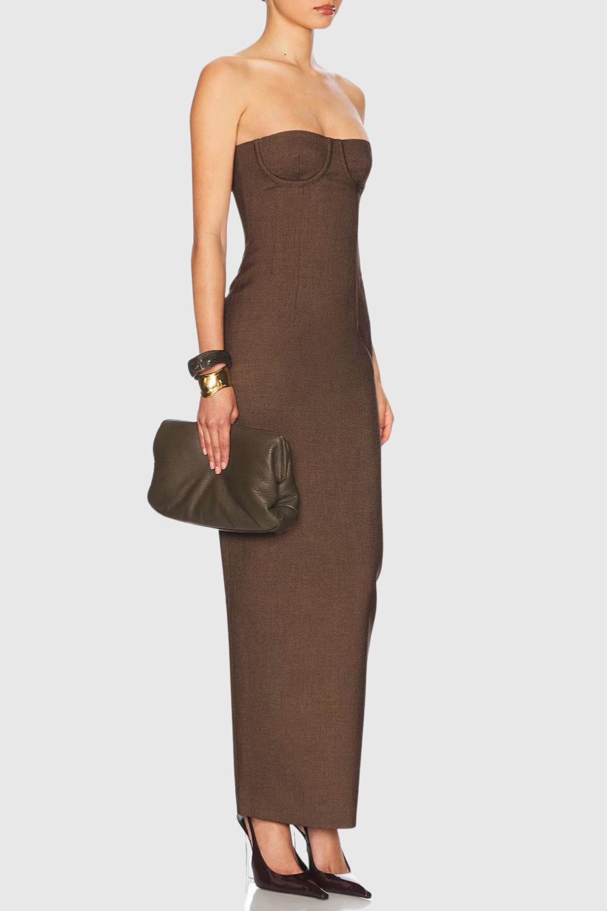 Sylwia Strapless Maxi Bandage Dress