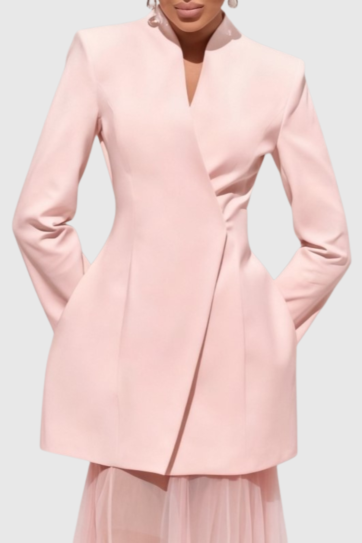 Terlin Satin Jacket & Skirt Set