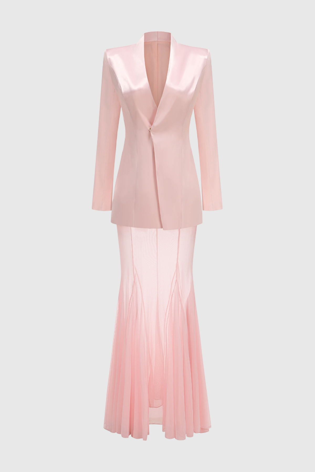 Terlin Satin Jacket & Skirt Set