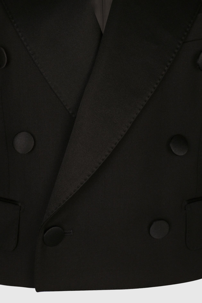 Tovia Double Breasted Cropped Blazer