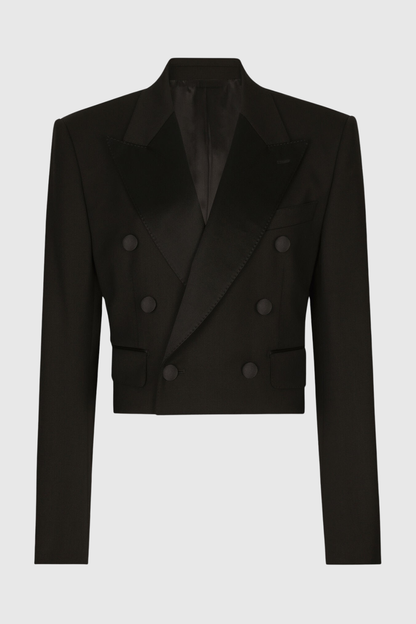 Tovia Double Breasted Cropped Blazer