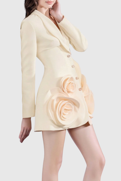 Veeta Floral Mini Blazer Dress
