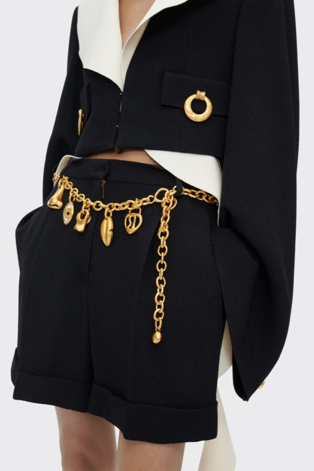 Wynta Collarless Jacket - Black