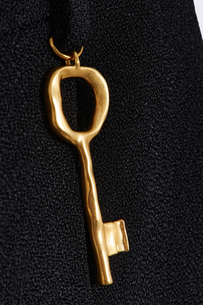 Wynta Collarless Jacket - Black