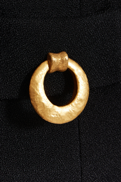 Wynta Collarless Jacket - Black