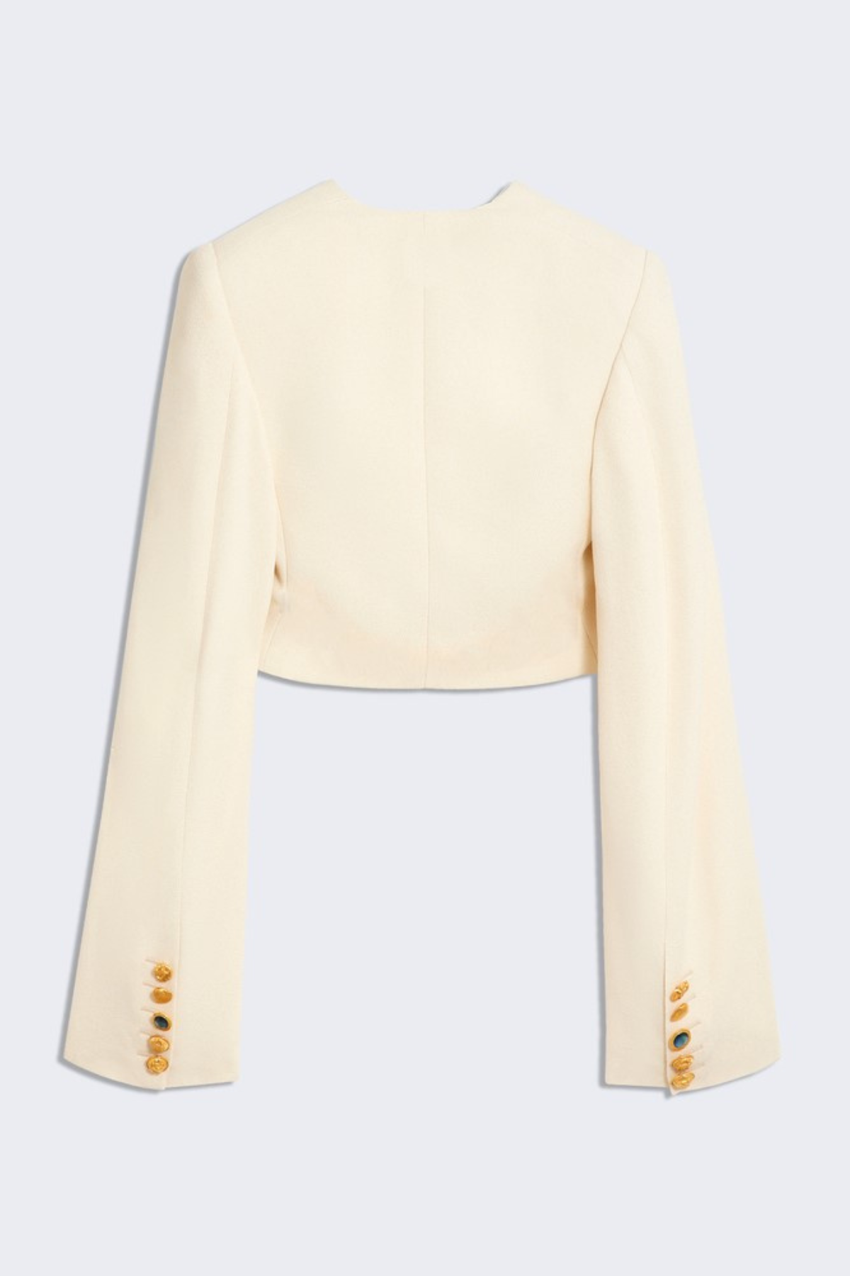 Wynta Collarless Jacket - White
