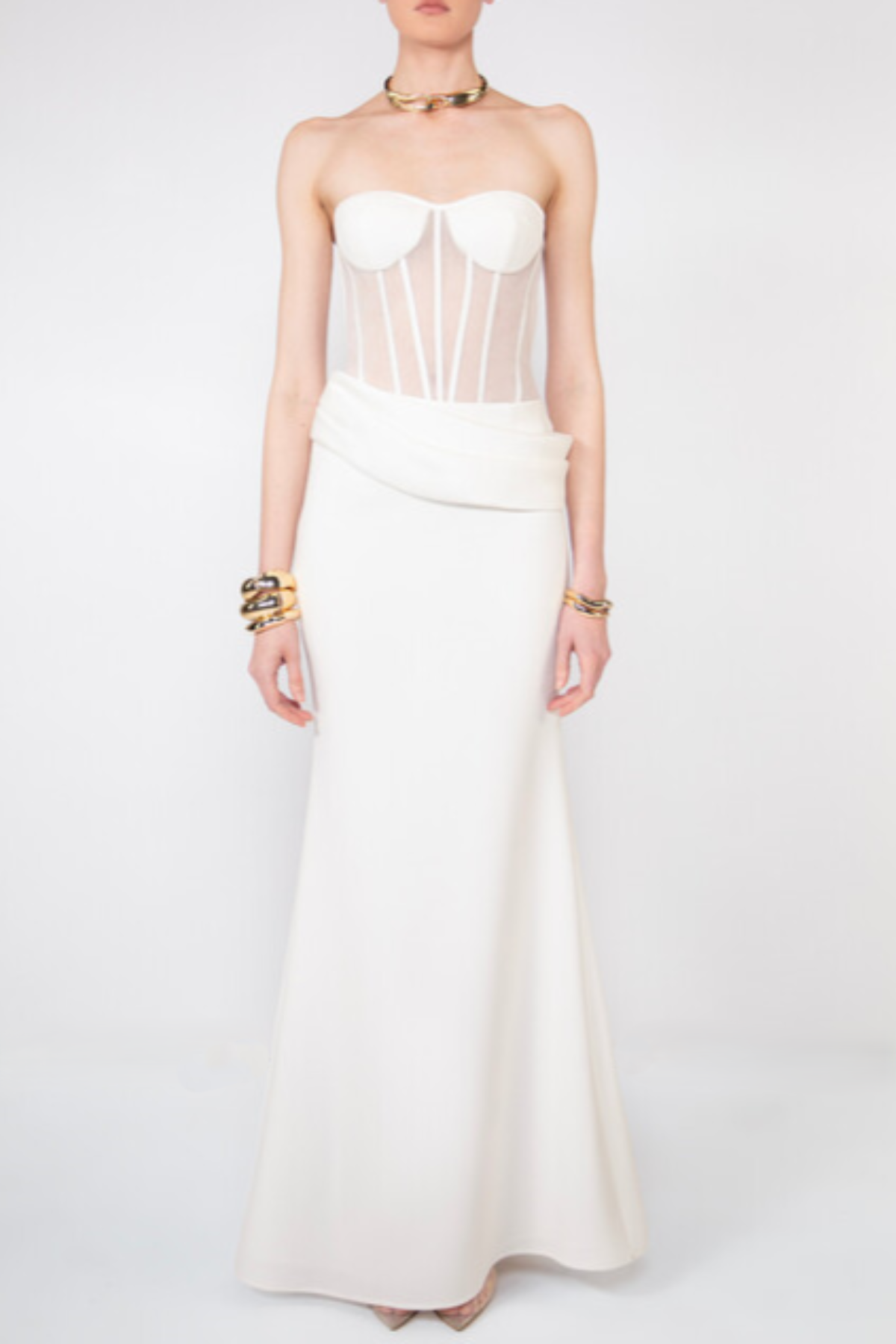 Zenobo Mesh Corset & Skirt Set