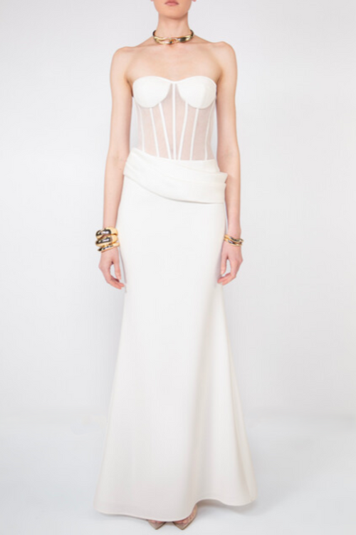 Zenobo Mesh Corset & Skirt Set